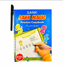 Sank Magic Numbers Practice Copy Book with Pen