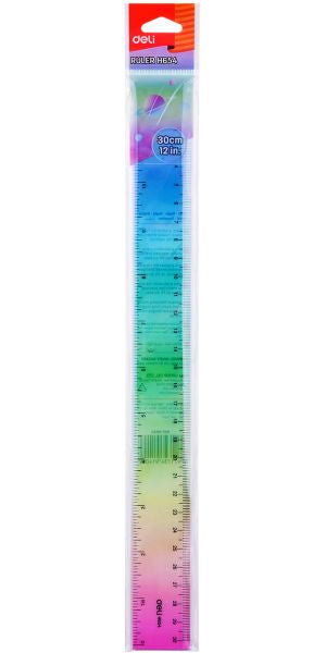 Plastic Ruler Deli 30cm