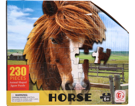 230-Pieces Of Horse Animal-Shaped Jigsaw Puzzle