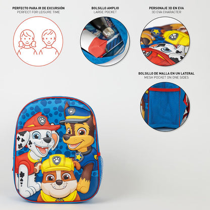 Cerda - Kids Backpack - 3D Paw Patrol | 3Dسيردا - حقيبة ظهر للأطفال -  باترول الكلاب