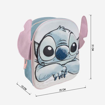 Cerda - Kids Backpack - 3D Applications Stitch | سيردا - حقيبة ظهر للأطفال - بتصميم 3D ستيتش