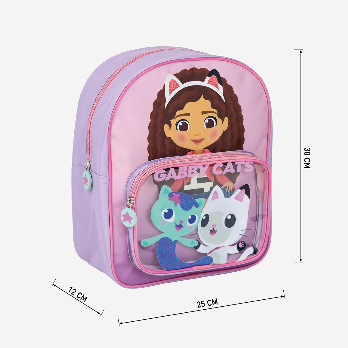Cerda - Kids Backpack - Gabby's Dollhouse | سيردا - حقيبة ظهر للأطفال - بتصميم غابيز دولهاوس
