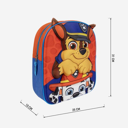 Cerda - Kids Backpack - 3D Applications Paw Patrol |3D سيردا - حقيبة ظهر للأطفال بتصميم  من باو باترول