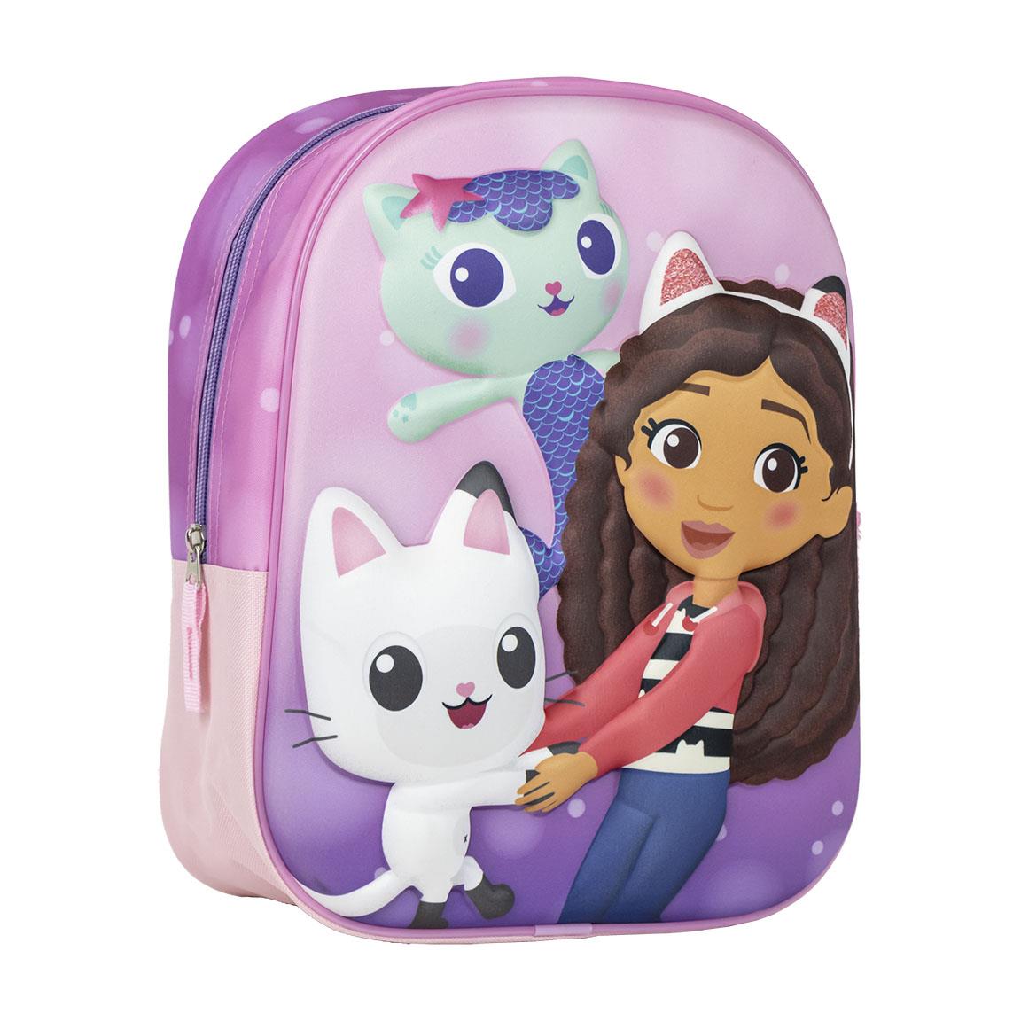 Cerda - Kids Backpack - 3D Gabby's Dollhouse | سيردا - حقيبة ظهر للأطفال - 3D غابي دولهاوس