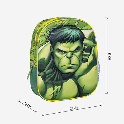 Cerda - Kids Backpack - 3D Avengers Hulk | 3D سيردا - حقيبة ظهر للأطفال -  أفنجرز هالك