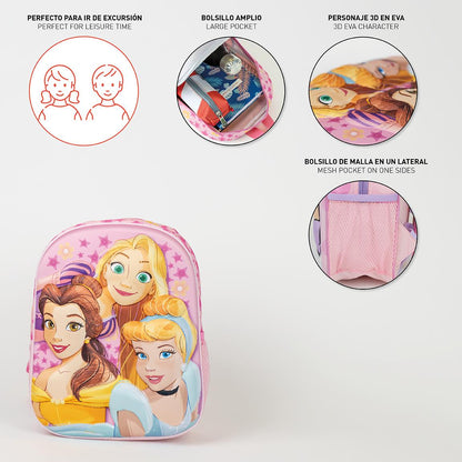 Cerda - Kids Backpack - 3D Princess | سيردا - حقيبة ظهر للأطفال - 3D أميرة