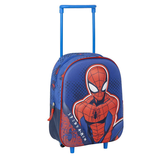 Cerda - Kids Backpack Trolley - 3D Spiderman | سيردا - حقيبة ظهر للأطفال بعجلات - 3D سبايدرمان