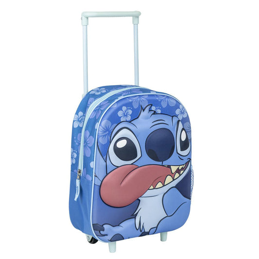 Cerda - Kids Backpack Trolley - 3D Stitch | سيردا - حقيبة ظهر للأطفال بعجلات - 3D ستيتش