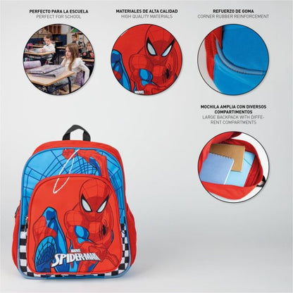 Cerda - Backpack School Medium 38 Cm - Spiderman | سيردا - حقيبة ظهر مدرسية متوسطة 38 سم - سبايدرمان