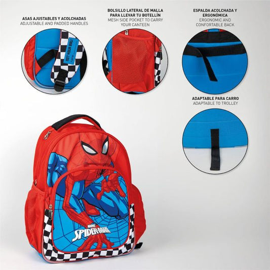 Cerda - Backpack School Medium 42 Cm - Spiderman | سيردا - حقيبة ظهر مدرسية متوسطة 42 سم - سبايدرمان