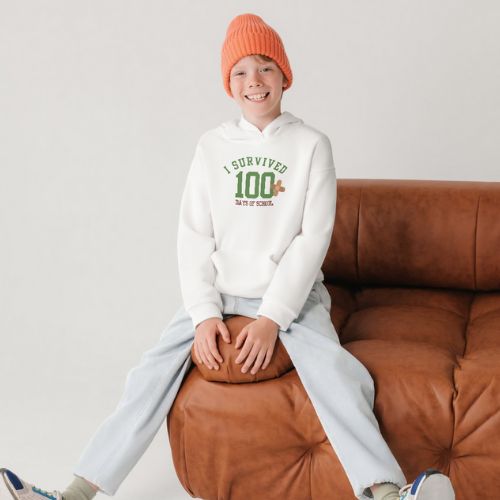 100 Days Hoodie -Plasters