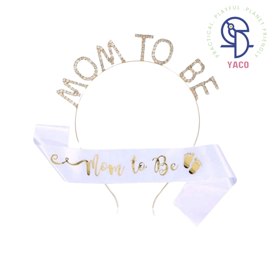Mom to Be Headband with Sash