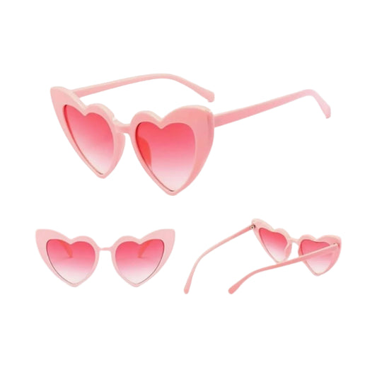 Heart Glasses - Pink 1 PCS–, Stylish & Fun Eyewear for Birthdays, Events & Photo Booth Accessories نظارات حفلات زهري شكل قلب– قطعة واحدة، نظارات أنيقة ومرحة للمناسبات وأعياد الميلاد والتصوير