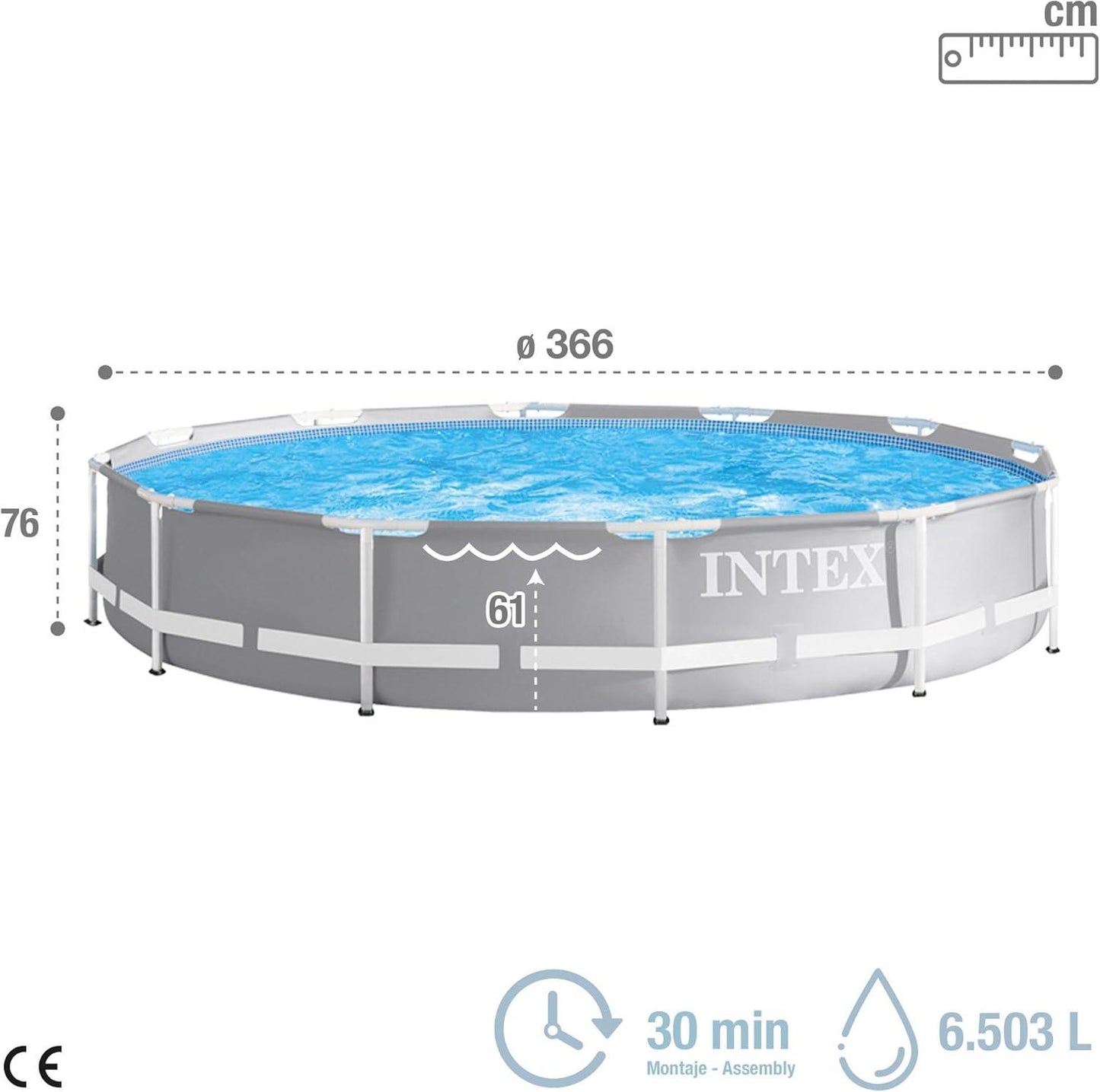 366 x 76 cm Prism Frame Pool Set with filter