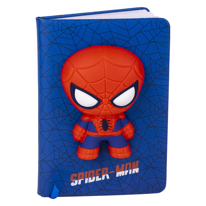 Cerda - Notebook Squishy - Spiderman | سيردا - دفتر ملاحظات مع شكل سبايدرمان مرن