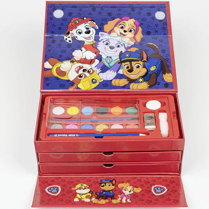 Cerda - coloring stationery set briefcase paw patrol | سيردا - مجموعة أدوات تلوين حقيبة باو باترول
