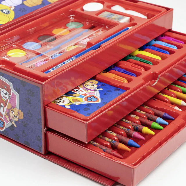 Cerda - coloring stationery set briefcase paw patrol | سيردا - مجموعة أدوات تلوين حقيبة باو باترول