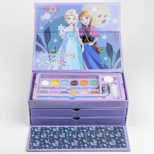 Cerda - coloring stationery set briefcase frozen | سيردا - مجموعة أدوات تلوين حقيبة فروزن