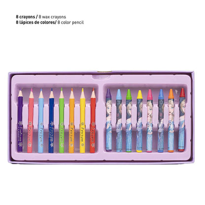 Cerda - coloring stationery set briefcase frozen | سيردا - مجموعة أدوات تلوين حقيبة فروزن