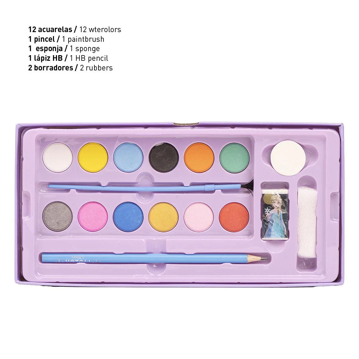 Cerda - coloring stationery set briefcase frozen | سيردا - مجموعة أدوات تلوين حقيبة فروزن