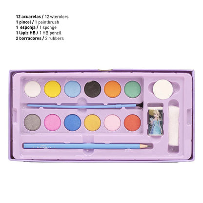 Cerda - coloring stationery set briefcase frozen | سيردا - مجموعة أدوات تلوين حقيبة فروزن