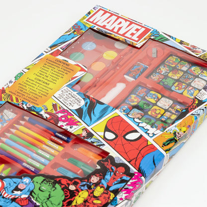 Cerda - Coloring Stationery Set Box Marvel | سيردا - مجموعة أدوات تلوين صندوق مارفل