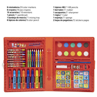 Cerda - Coloring Stationery Set Box Paw Patrol | سيردا - مجموعة أدوات تلوين صندوق مارفل