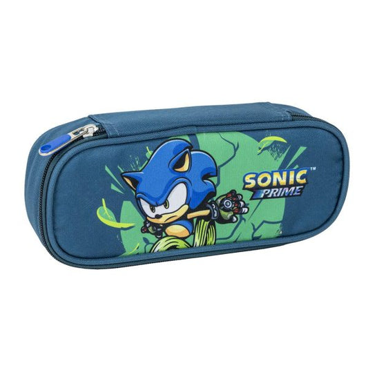 Cerda - Pencil Case Oval - Sonic Prime | سيردا - مقلمة بيضوية - سونيك برايم