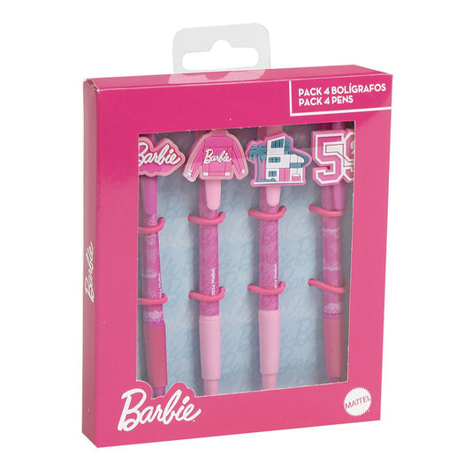 Cerda - Pen Pack X4 - Barbie | سيردا - مجموعة أقلام باربي - 4 أقلام