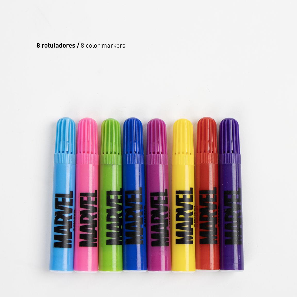 Cerda - Coloring Stationery Set Display Marvel | سيردا - مجموعة أدوات تلوين عرض مارفل