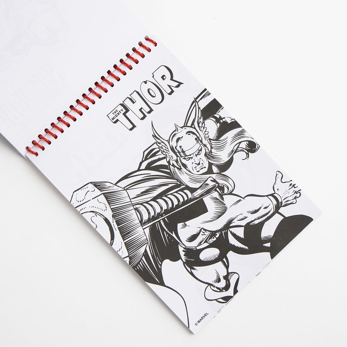 Cerda - Coloring Stationery Set Display Marvel | سيردا - مجموعة أدوات تلوين عرض مارفل