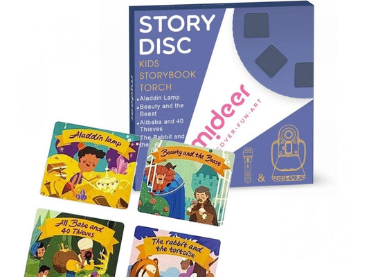 Mideer Story Disc Player 4 - Age 3+ | ميدير مشغل الأقراص القصصية 4 - العمر +3