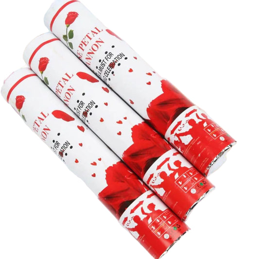 Rose Confetti Popper – Romantic Festive Touch بوبّر كونفيتي ورود – لمسة رومانسية للاحتفالات