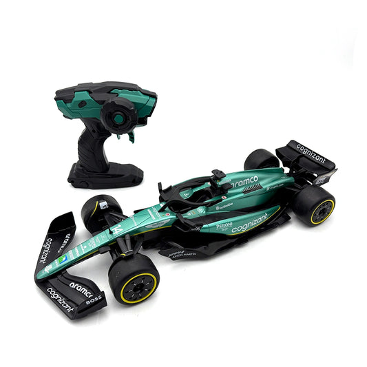 RW - 1:14 Aston Martin F1, Lithium Rechargeable Battery سيارة ريموت كنترول أستون مارتن F1 1:14 ببطارية ليثيوم قابلة للشحن