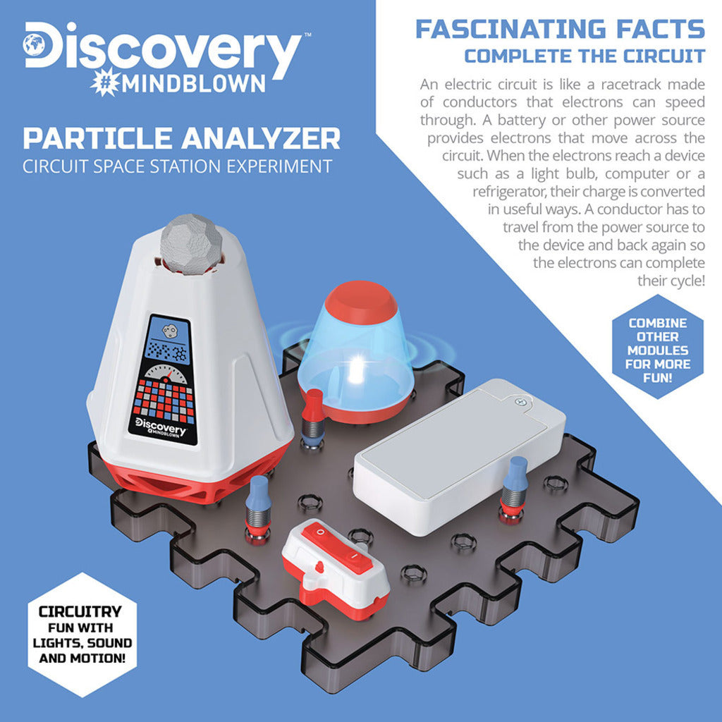 Discovery Toy Circuitry Action Space Station Particle Analyz