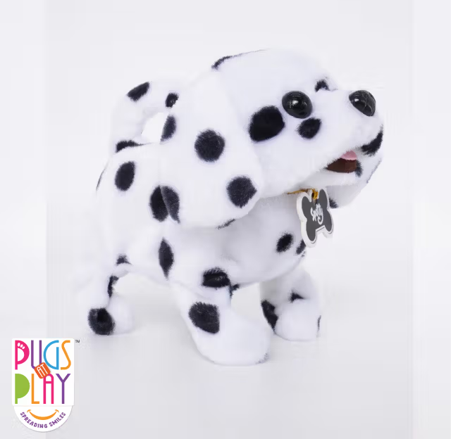 PUGS AT PLAY WALKING SPOTTY 6.5in لعبة الجرور سبوتي المحشو المتحرك