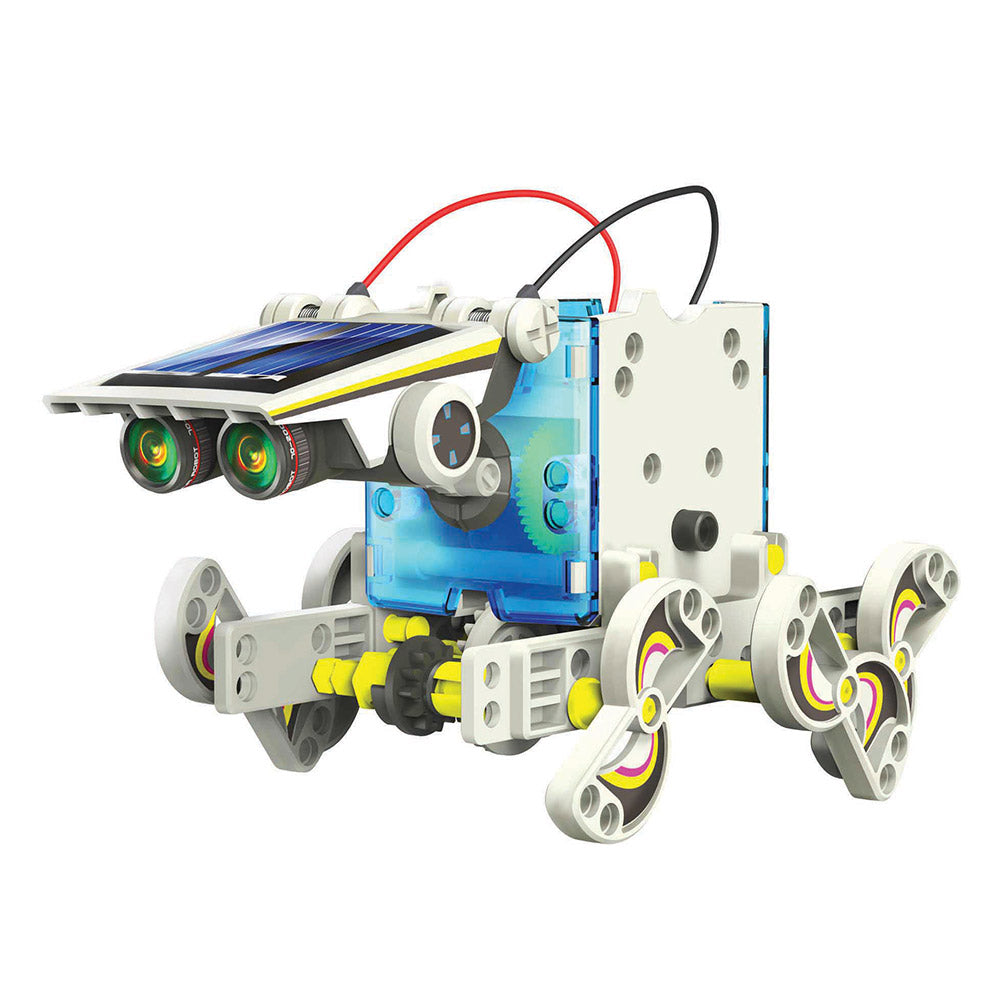 The Source - 14 In 1 Solar Robot Kit - Age 8+ | ذا سورس - طقم الروبوت الشمسي 14 في 1 - العمر 8+