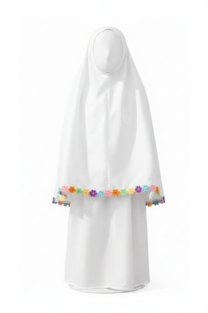 Colorful Kids’ Prayer Set with Trimming - طقم صلاة أطفال بالوان مع تطريزات