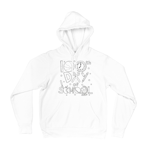 100 Days Hoodie -Color Me