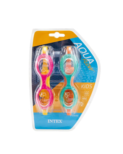 Aqua Flow Kids Goggles - Pack of 2
