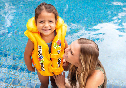 POOL SCHOOL™ DELUXE SWIM VEST, with Collar for the ages 3-6 years