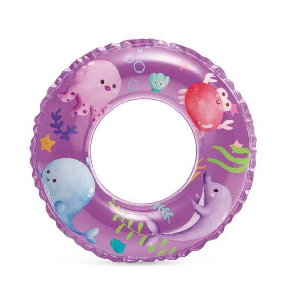 Intex Inflatable Transparent Ring Swim Tube for 6 to 10 years