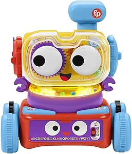 4-IN-1 LEARNING BOT- EURO روبوت التعلم 4‑في‑1 4‑IN‑1 Learning Bot – EURO – لعبة تعليمية تفاعلية للأطفال