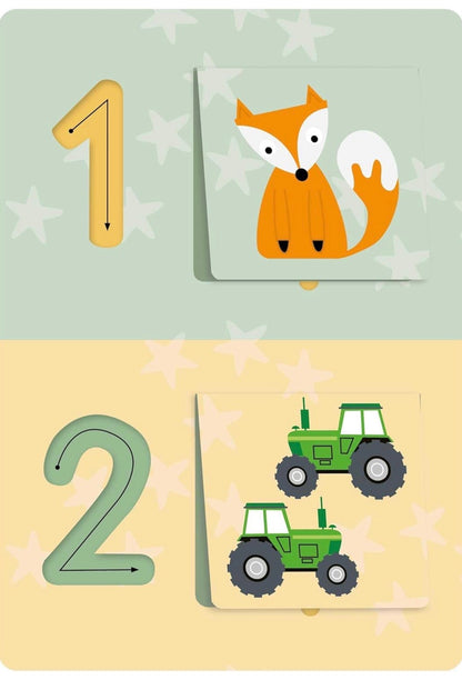 Counting Activity Flashcards: with Tracing and Lift-the-Flaps