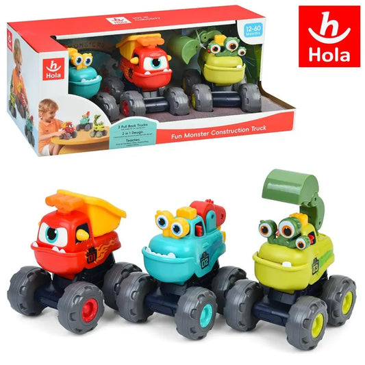 Fun Monster Construction Truck Set