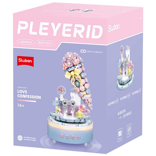 Sluban Building Blocks - Pleyerid-Music Box-Love Confession