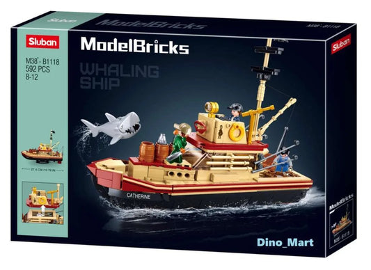 Sluban Building Blocks - ModelBricks- the Great Shark 592pcs