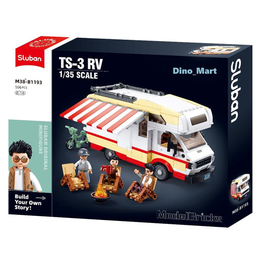 Sluban Building Blocks - ModelBricks- 1 - 35 Ts-3 Rv 506pcs