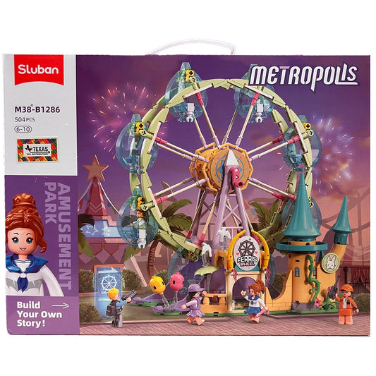 Sluban Building Blocks - Metropolis-Ferris Wheel 504pcs
