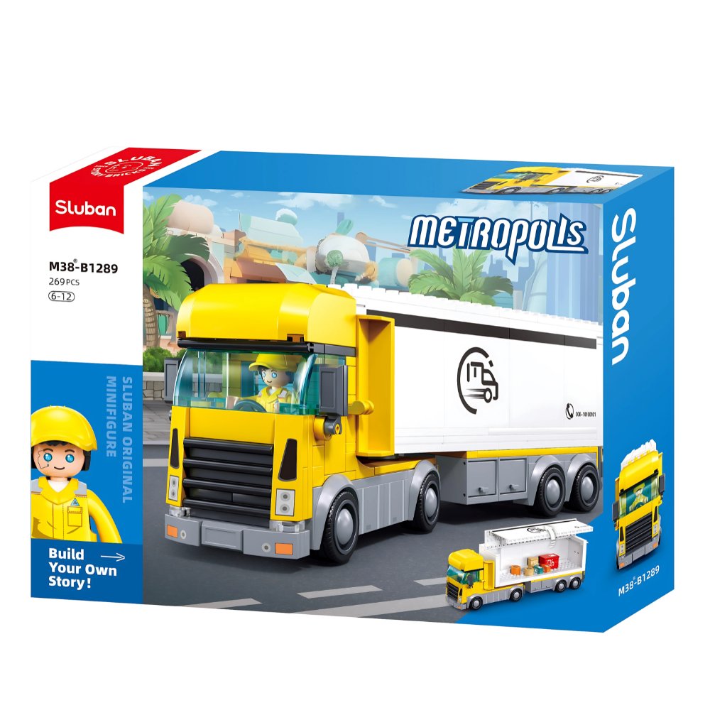 Sluban Building Blocks - Metropolis-Delivery Truck 269pcs
